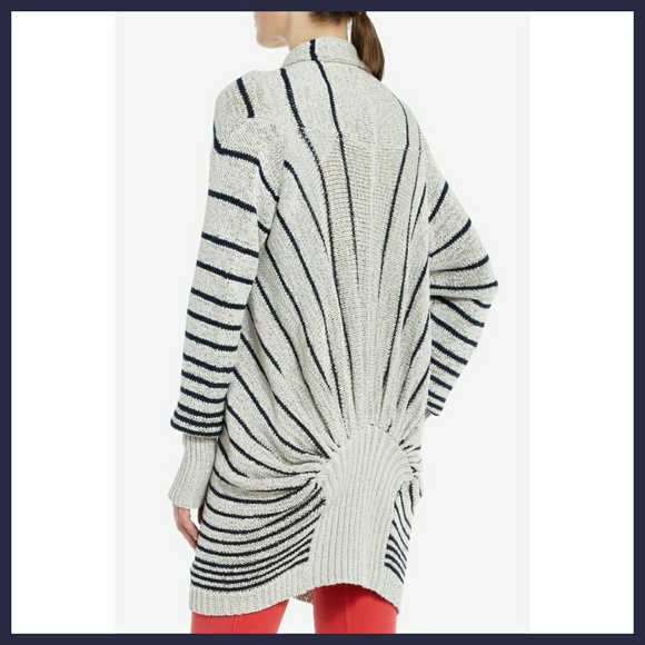 NWT BCBGMaxazria Jane Striped Cardigan Sweater - Picture 1 of 8